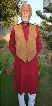 Half Sleeves V-Cut Jacket